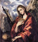 El Greco Mary Magdalen in Penitence Spain oil painting artist